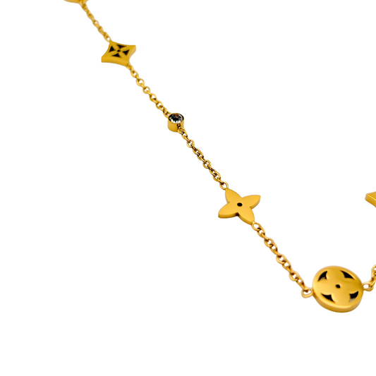 Flower Kette | 18K vergoldet