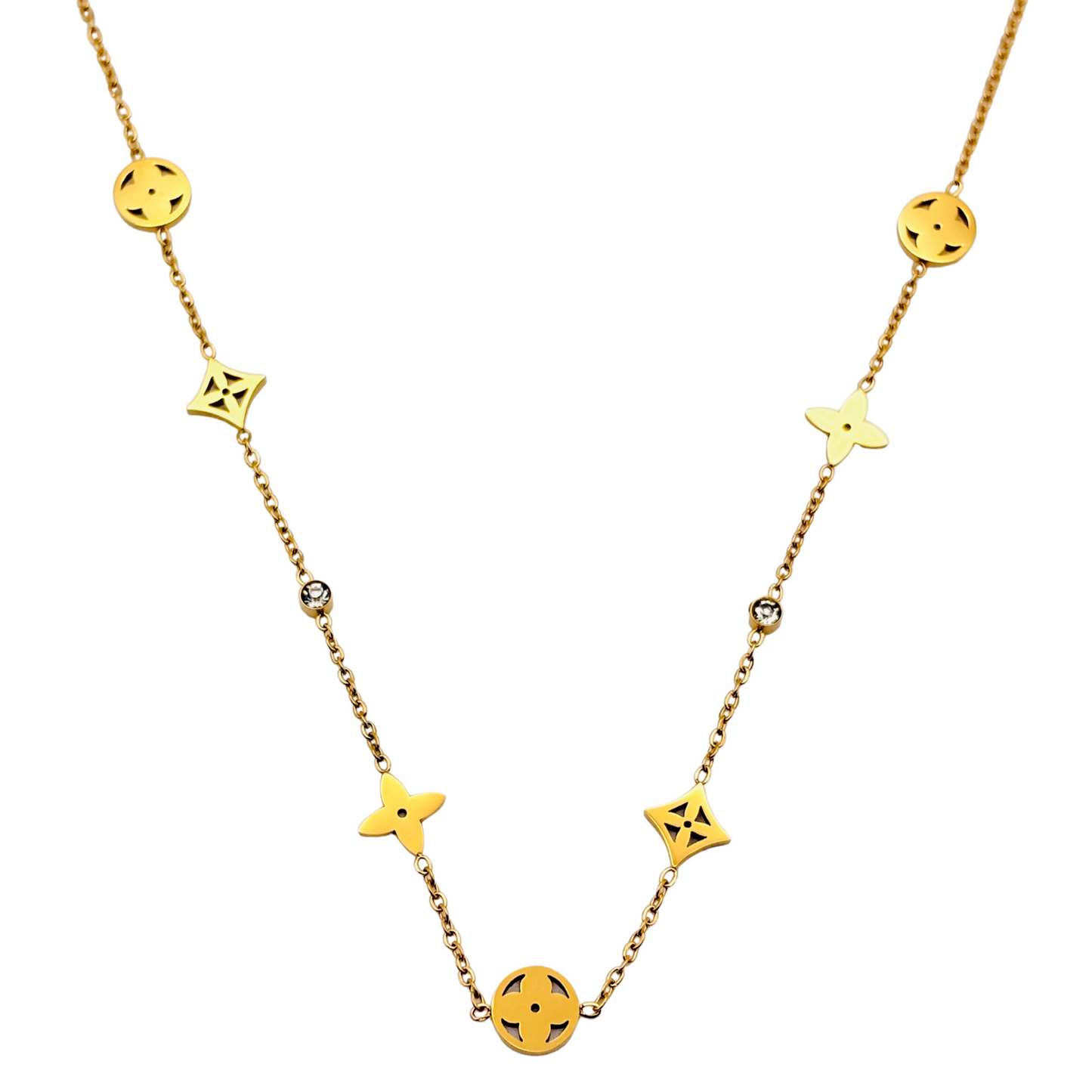 Flower Kette | 18K vergoldet