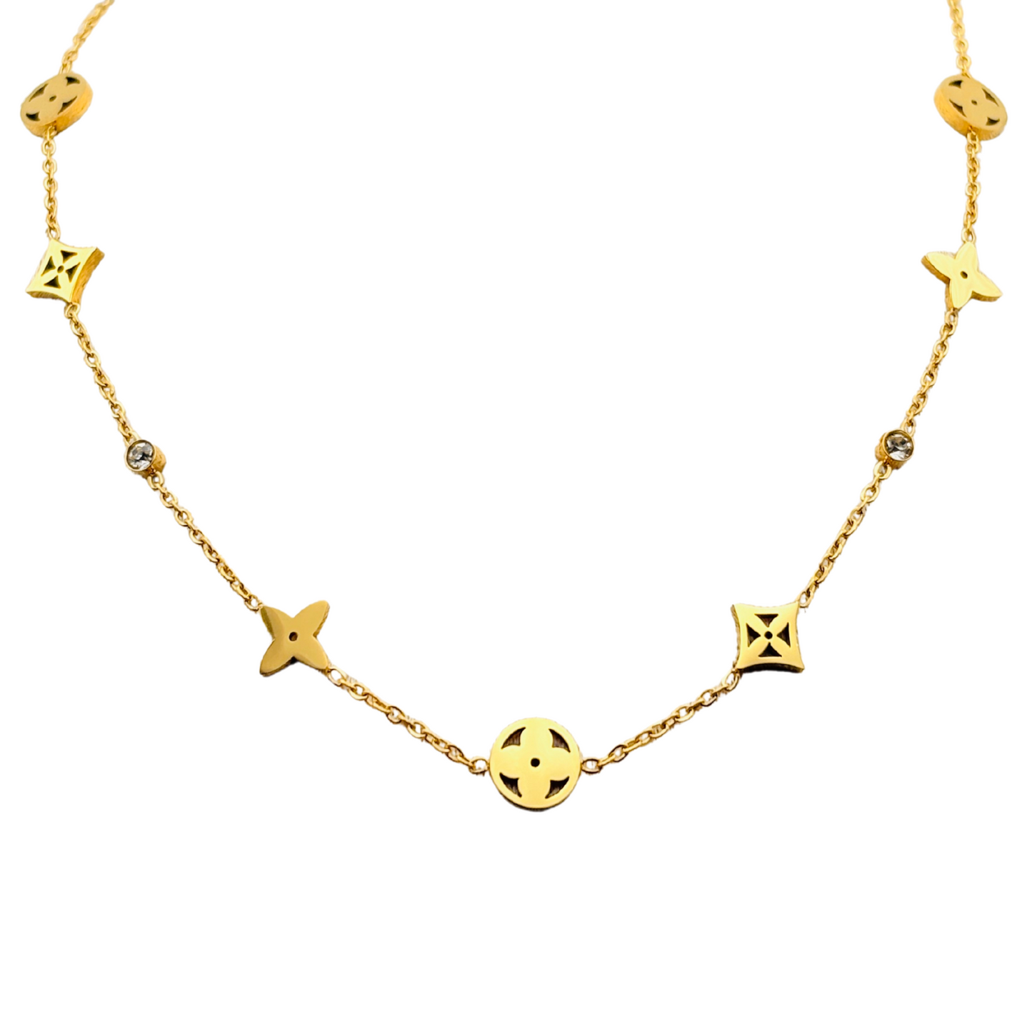Flower Kette | 18K vergoldet