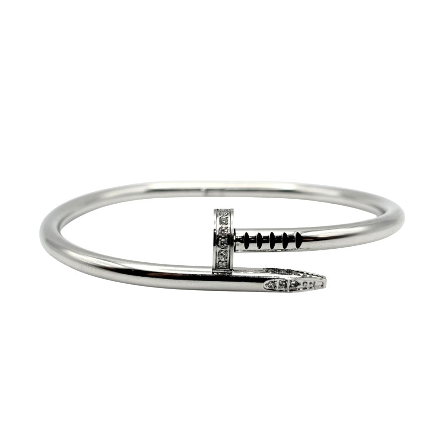Nail Diamant Armreif | 18K vergoldet