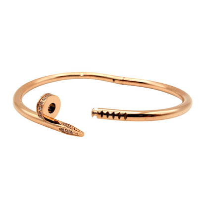 Nail Diamant Armreif | 18K vergoldet