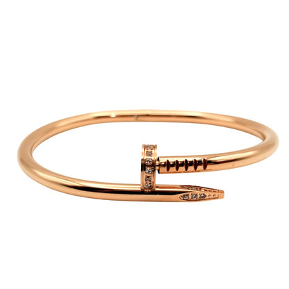 Nail Diamant Armreif | 18K vergoldet