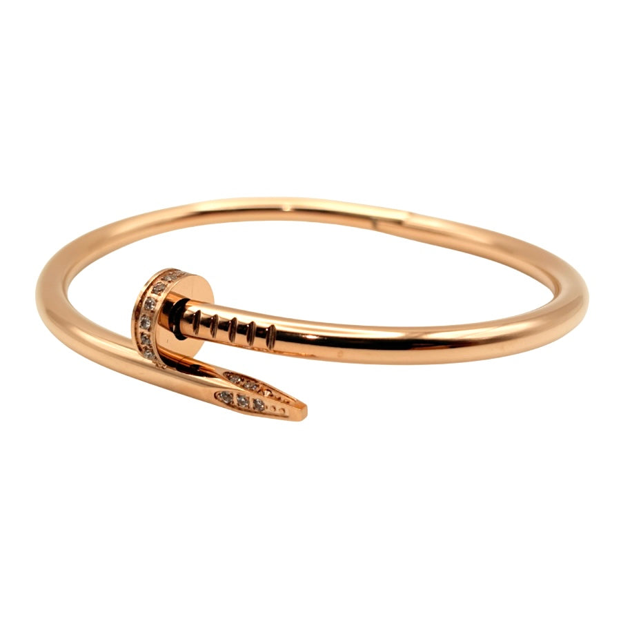 Nail Diamant Armreif | 18K vergoldet